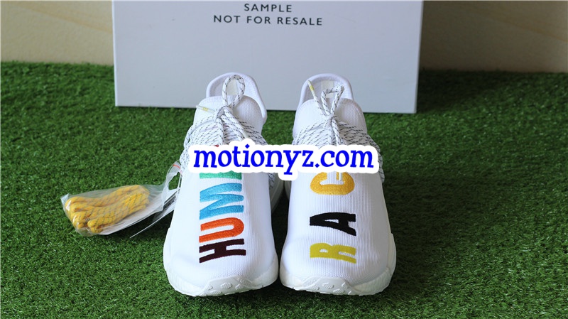 Real Boost Adidas NMD Human Race Colorful Sample